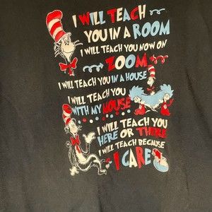 Black Unisex tee shirt. Homeschool, Zoom, Teachers care, I care